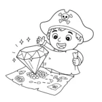 coloriage Diamant gratuit a imprimer