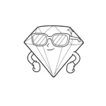 coloriage Diamant pour enfant de 5 ans