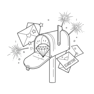 coloriage Diamant à imprimer pour enfant de 8 ans