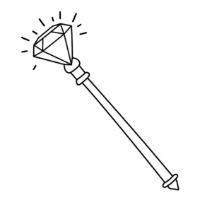 coloriage Diamant pour enfant a imprimer gratuit