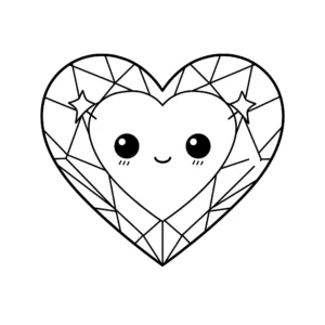 coloriage Diamant pour enfant gratuit
