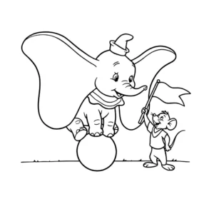 coloriage Dumbo et dessins
