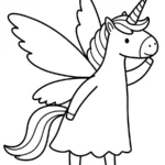 coloriage Fée Licorne en ligne pour enfant