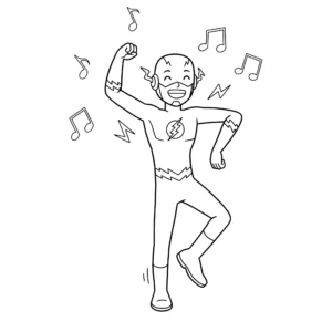 télécharger coloriage Flash gratuit