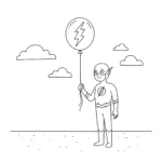 coloriage Flash à imprimer gratuitement pdf