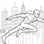 coloriage Flash d