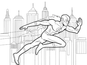 coloriage Flash d