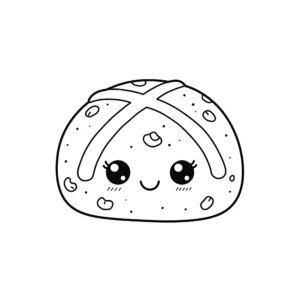 coloriage Gâteau de Pâques de pour enfants