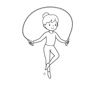 coloriage Gymnastique a dessiner en ligne