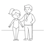 coloriage Gymnastique pour enfant a imprimer gratuit