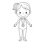 coloriage Gymnastique et dessin a imprimer