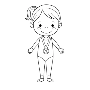 coloriage Gymnastique et dessin a imprimer
