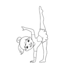 a imprimer coloriage Gymnastique gratuit