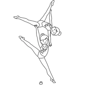 coloriage Gymnastique en ligne