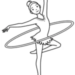 coloriage Gymnastique et découpage à imprimer