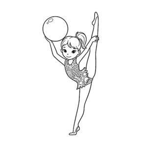 coloriage Gymnastique et dessins
