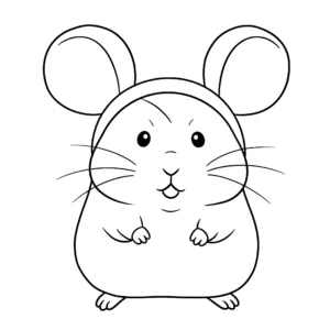 coloriage Hamster pour enfants