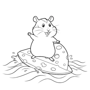 coloriage Hamster à imprimer