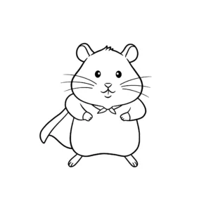 coloriage Hamster pour enfant