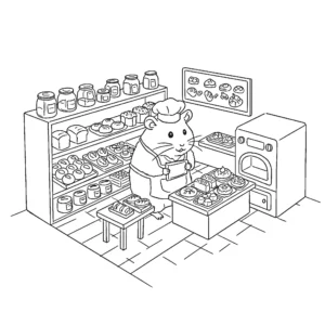 coloriage Hamster en ligne