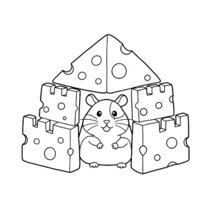 coloriage Hamster pour enfants à imprimer
