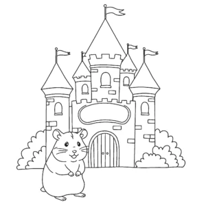coloriage Hamster pour enfant à imprimer