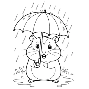 coloriage Hamster pour enfant de 10 ans