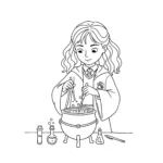 coloriage Hermione en ligne