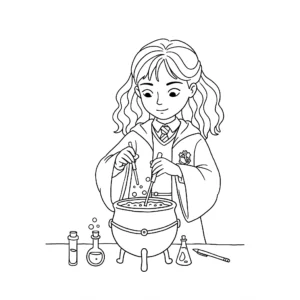 coloriage Hermione en ligne