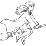 imprimer coloriage Hermione pour enfant