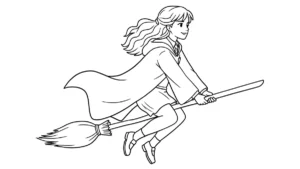 imprimer coloriage Hermione pour enfant