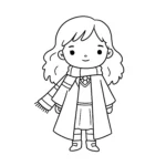coloriage Hermione pour enfant
