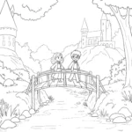 coloriage Hermione de pour enfants