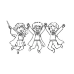 imprimer coloriage Hermione pour enfant