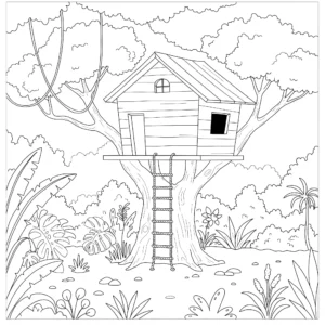 coloriage Jungle pour enfants