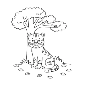 coloriage Jungle gratuit pour enfants