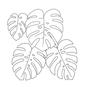 coloriage Jungle pour enfant de 2 ans