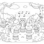 coloriage Jungle pour enfant a imprimer gratuit