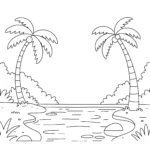 coloriage Jungle à imprimer pour enfants
