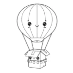 imprimer coloriage Montgolfière gratuit