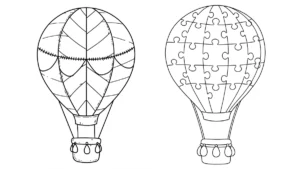imprimer coloriage Montgolfière