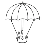 coloriage Montgolfière pour enfants à imprimer