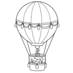 coloriage Montgolfière a colorier en ligne