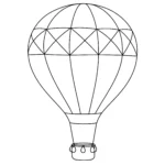 coloriage Montgolfière a imprimer pour enfant de 4 ans