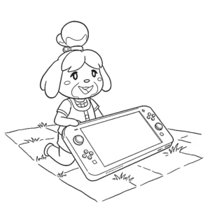 coloriage Nintendo Switch d