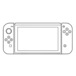 coloriage Nintendo Switch et découpage à imprimer