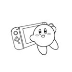 coloriage Nintendo Switch pour enfant de à imprimer