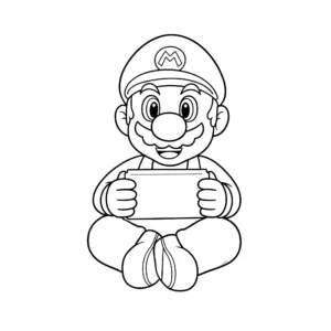 coloriage Nintendo Switch pour enfant de 3 ans