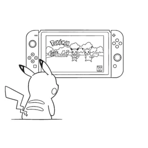 coloriage Nintendo Switch pour enfants