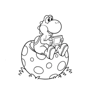 coloriage Nintendo Switch à imprimer pdf gratuit